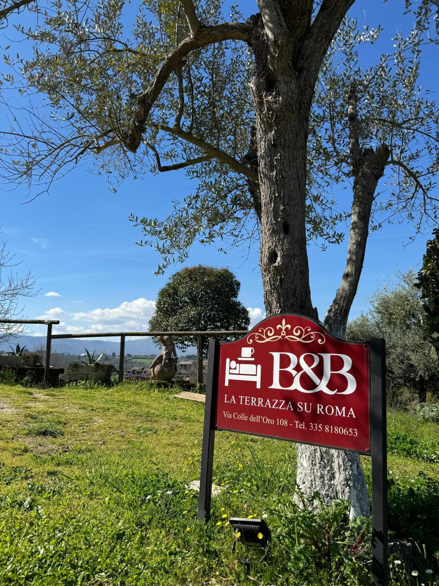 Bed and Breakfast La Terrazza Su Roma Zagarolo Exterior foto